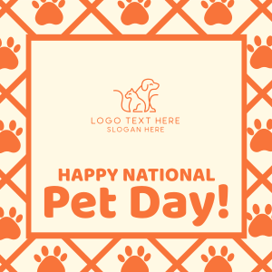 National Pet Day Instagram post Image Preview
