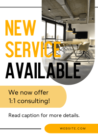 New Service Available Flyer Design