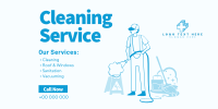Professional Cleaner Services Twitter post Image Preview