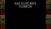 Celebrating Black History Zoom Background Image Preview