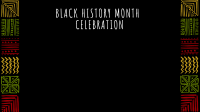 Celebrating Black History Zoom Background Image Preview