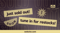 Modern Sold Out Facebook Event Cover Preview