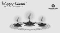 Happy Diwali Zoom Background Design
