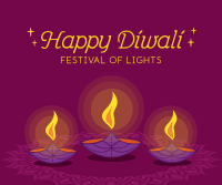 Happy Diwali Facebook Post Design