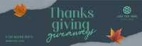 Ripped Thanksgiving Gifts Twitter Header Design
