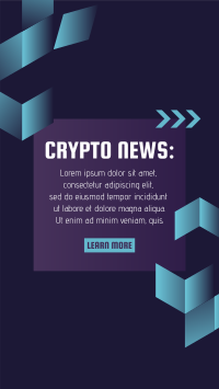 Cryptocurrency Breaking News Facebook story Image Preview
