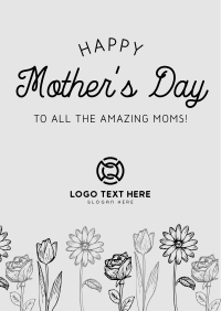 We Love You Mom! Poster Design