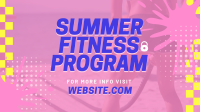 Summer Fitness Training Animation Image Preview