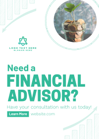 Professional Financial Advisor Flyer Image Preview