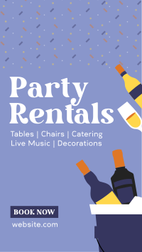 Party Services Instagram Story Design