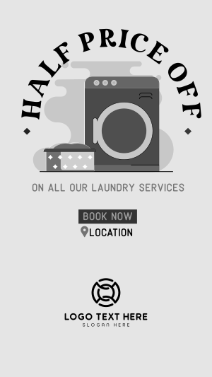 Laundry Machine Instagram story Image Preview