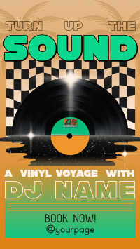 Nostalgic DJ Vinyl  Instagram Reel Design