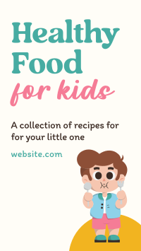 Healthy Recipes for Kids Facebook Story Image Preview