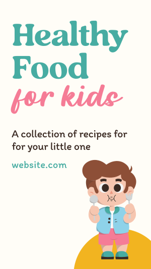 Healthy Recipes for Kids Facebook story Image Preview