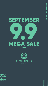 Mega Sale 9.9 Facebook story Image Preview