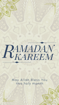 Psychedelic Ramadan Kareem TikTok video Image Preview
