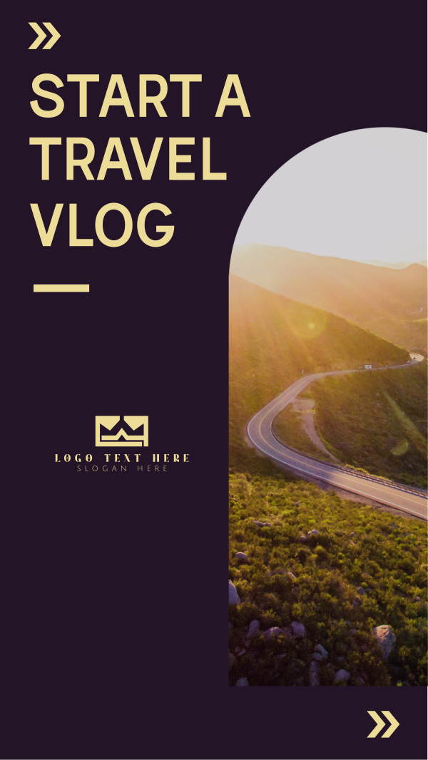 Travel Vlog Instagram Story Design Image Preview