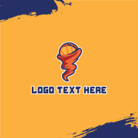 Basketball Tornado  Business Card Design