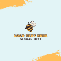 Fun Bumblebee Mascot Business Card Design