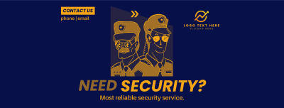 The Best Guard Service Facebook cover Image Preview