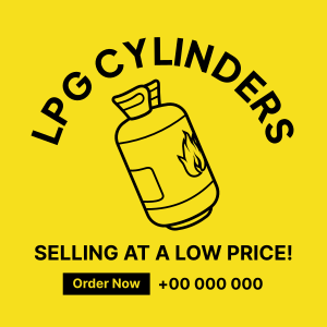 LPG Cylinder Instagram post Image Preview