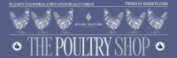 Modern Nostalgia Poultry Shop Twitter Header Image Preview