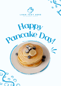 National Pancake Day Poster Design