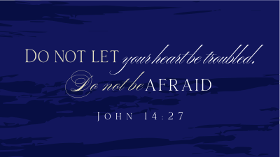 Don't Be Afraid Facebook event cover Image Preview