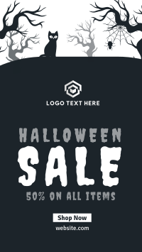 Spooky Midnight Sale Instagram Story Image Preview