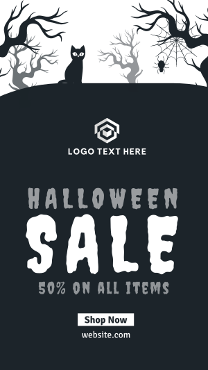 Spooky Midnight Sale Instagram story Image Preview