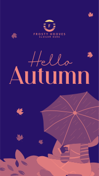 Hello Autumn Greetings TikTok Video Image Preview