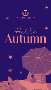 Hello Autumn Greetings TikTok Video Image Preview