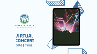 Virtual Concert Invitation Facebook event cover Image Preview