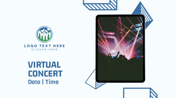 Virtual Concert Invitation Facebook Event Cover Design Image Preview