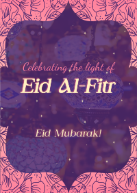 Eid Al Fitr Lantern Poster Image Preview