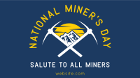 Salute to Miners Facebook Event Cover Design