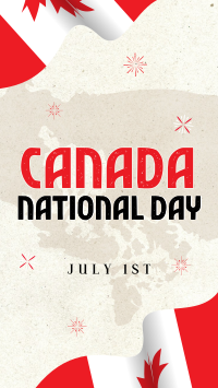 Canada National Day Facebook Story Design