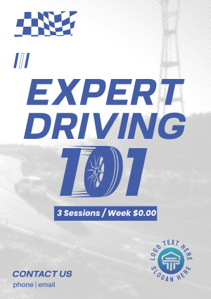 Expert Driving Flyer Image Preview