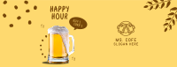 Happy Hour Buy 1 Get 1 Facebook Cover Image Preview