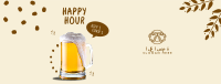 Happy Hour Buy 1 Get 1 Facebook Cover Image Preview