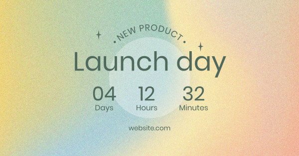 Launch Day Countdown Facebook Ad Design