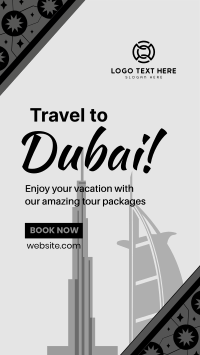 Dubai Travel Booking Instagram story Image Preview