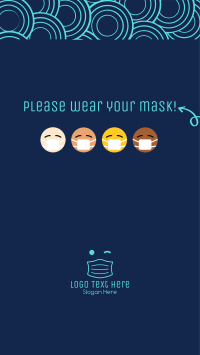 Mask Emoji Instagram story Image Preview