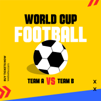 World Cup Next Match Instagram Post Design