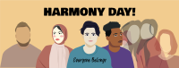 Harmony Day Celebration Facebook Cover Design