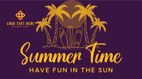 Summer Beach Surf Animation Preview