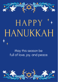 Celebrating Hanukkah Flyer Design