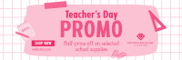 Teacher's Day Deals Twitter header (cover) Image Preview