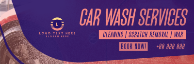 Auto Clean Car Wash Twitter header (cover) Image Preview