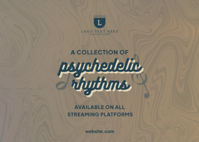 Psychedelic Collection Postcard Image Preview